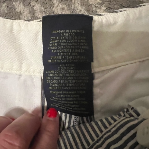 Ralph Lauren Black and White Striped Women Shorts size 4 (SKU P202) - Picture 5 of 9
